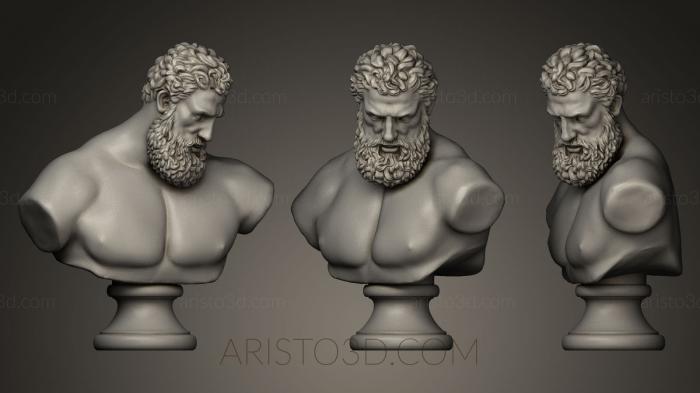 Busts and heads antique and historical (BUSTA_0061) 3D model for CNC machine